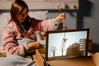 Image shown: A bird at my window and other stories by Sarah Fuller and Manuela Corbari