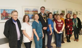 Image shown: Art@Work 15: Launch at University Hospital Galway.