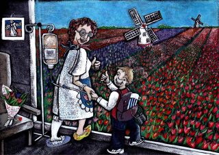 Image shown: 'Can You See What I See?' Painting by Caroline Hyland.