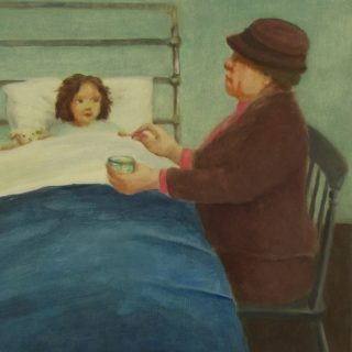 Image shown: Granny Brings Grapes by Jenny Richardson