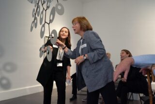 Image shown: Irish Dementia Working Group on an Azure Tour at IMMA. Photo credit: Killian Waters.