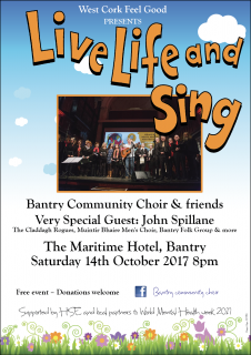 Image shown: Live Life and Sing 2017