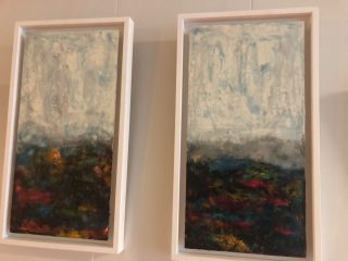 Image shown: Exhibition by Rosemarie Langtry at Roscommon University Hospital.