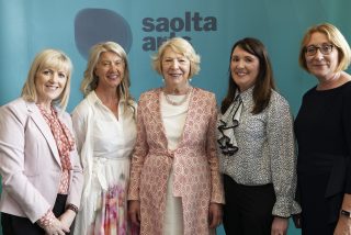Image shown: Launch of Saolta Arts by Mrs. Sabina Higgins at University Hospital Galway. Photo: Andrew Downes