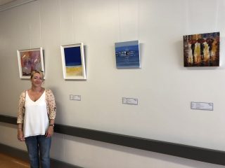 Image shown: Treacie Linnane-Faulkner exhibition at Roscommon University Hospital.