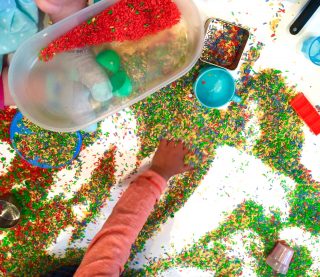 Image shown: Well Festival 2017: Sensory art play