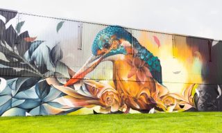 Well Festival of Arts and Wellbeing 2022: Artwork by Curtis Hylton of The Walls Project.